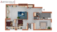 Grundriss - 4-Zimmer-Wohnung mit Loggia in Top-Lage – ideale Startwohnung mit großem Gestaltungspotenzial