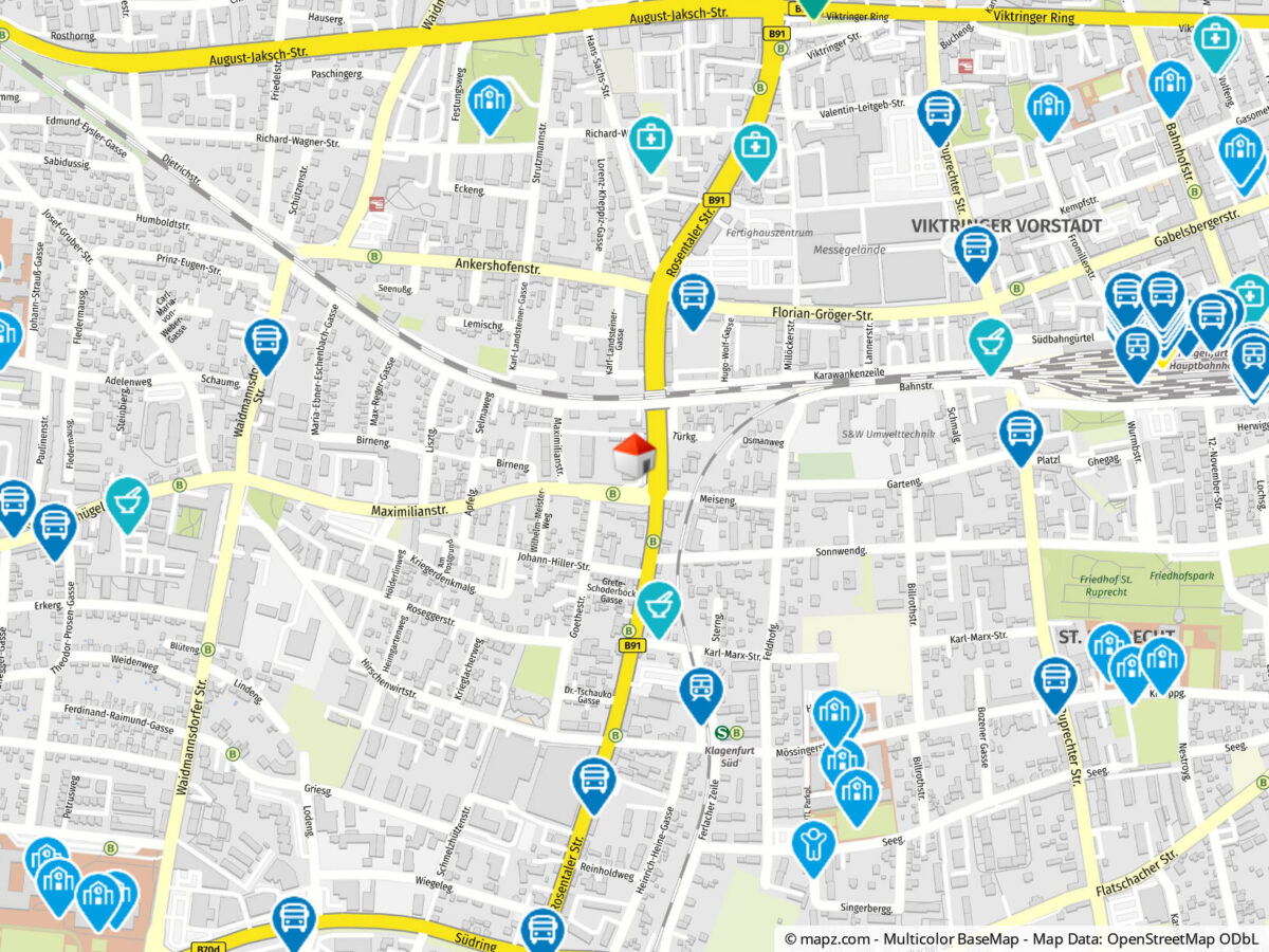 Geolyzer Lageplan