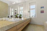 Badezimmer - Stilvolles Altbaujuwel mit Balkon nahe Zentrum Klagenfurt